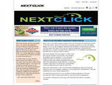 Tablet Screenshot of nextclick.com